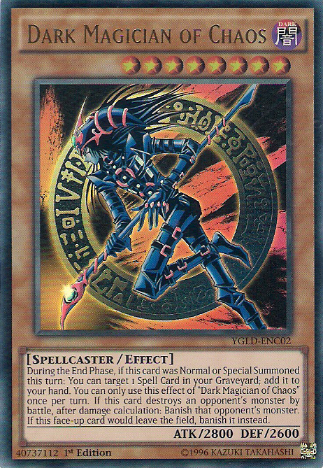 Dark Magician of Chaos [YGLD-ENC02] Ultra Rare | Exor Games Truro
