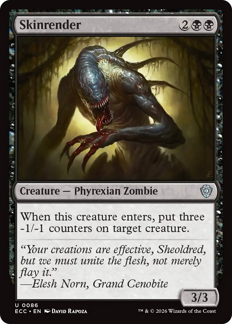 Skinrender [Lorwyn Eclipsed Commander] | Exor Games Truro