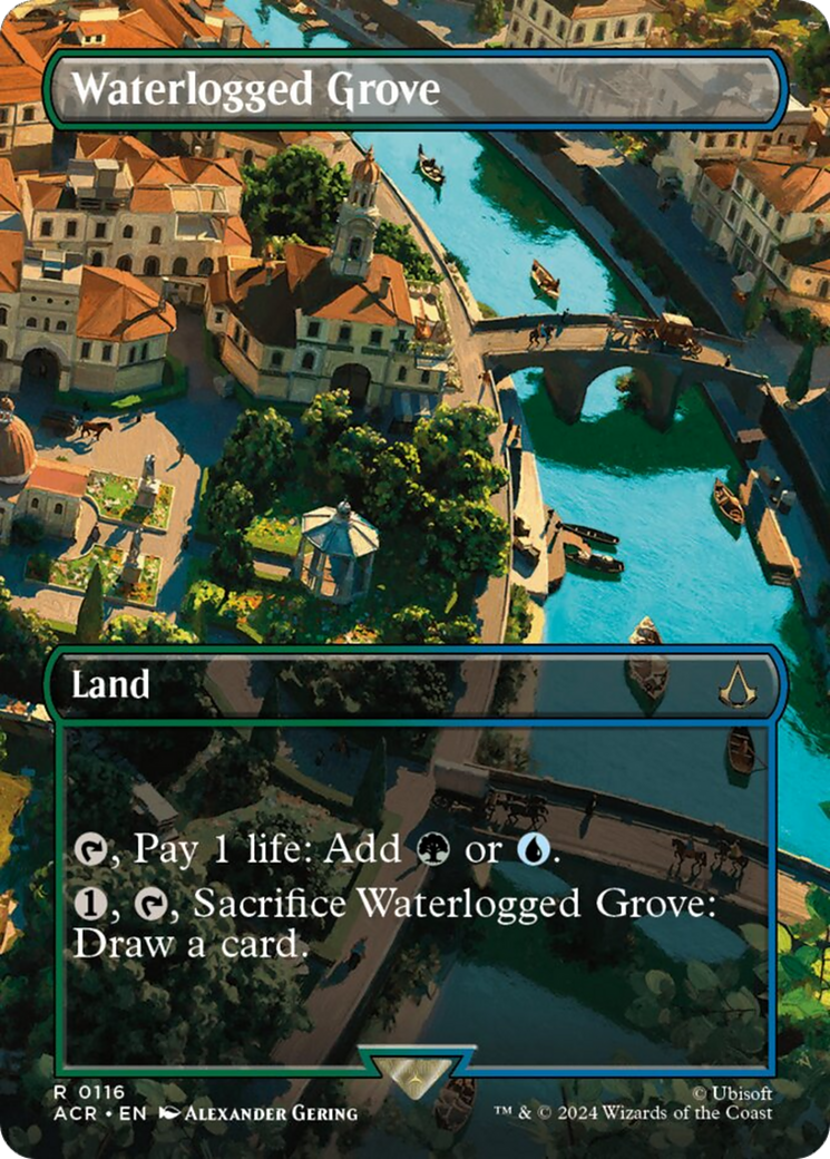 Waterlogged Grove (Borderless) [Assassin's Creed] | Exor Games Truro