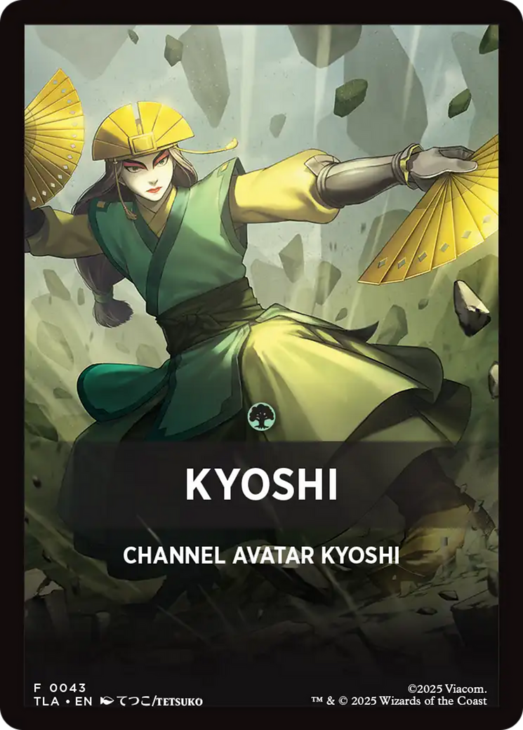 Kyoshi Theme Card [Avatar: The Last Airbender Tokens] | Exor Games Truro