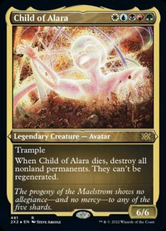 Child of Alara (Foil Etched) [Double Masters 2022] | Exor Games Truro