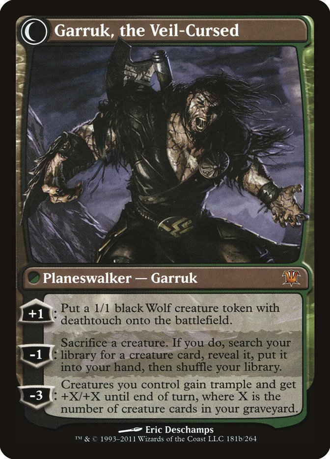 Garruk Relentless // Garruk, the Veil-Cursed [Innistrad] | Exor Games Truro