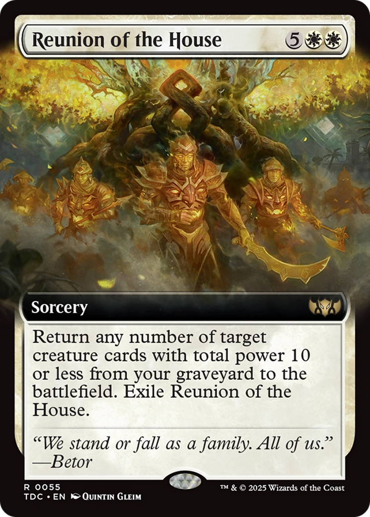 Reunion of the House (Extended Art) [Tarkir: Dragonstorm Commander] | Exor Games Truro
