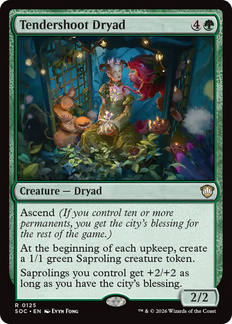 Tendershoot Dryad [Secrets of Strixhaven Commander] | Exor Games Truro