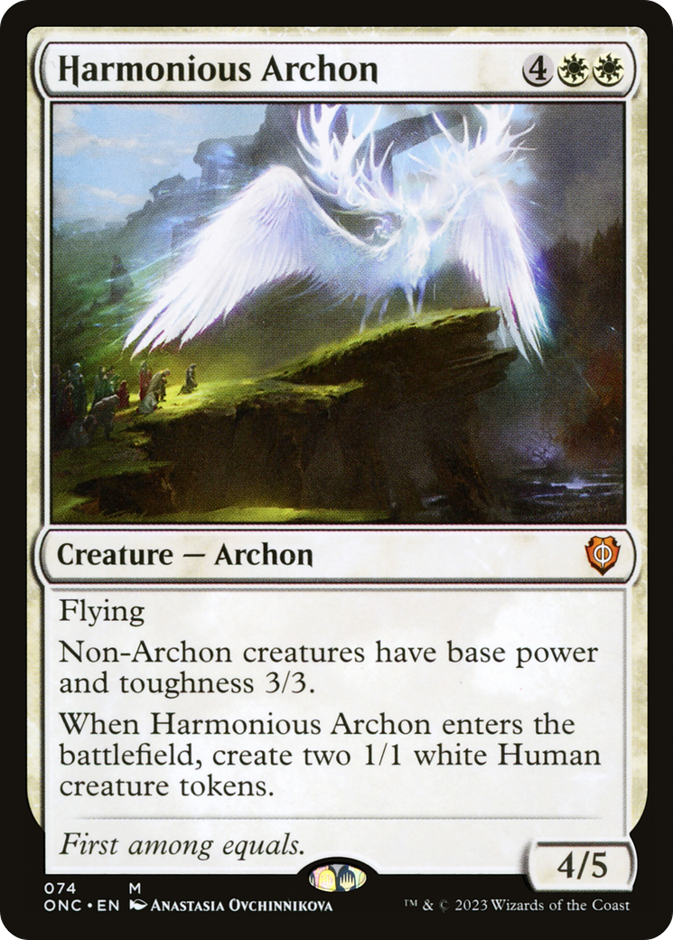 Harmonious Archon [Phyrexia: All Will Be One Commander] | Exor Games Truro