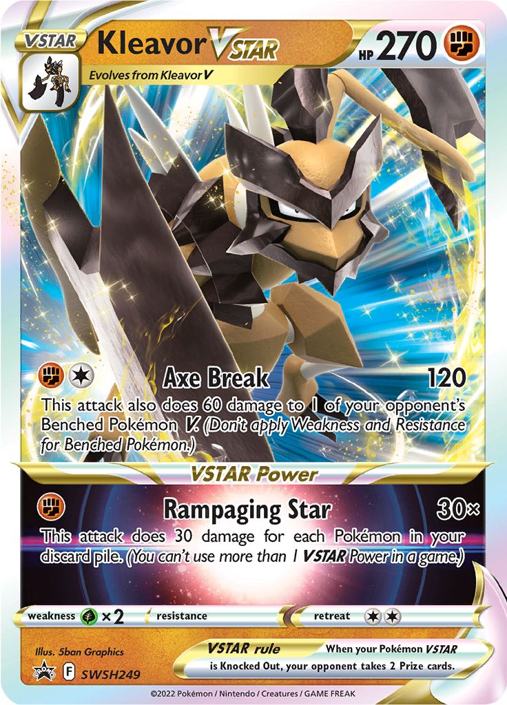 Kleavor VSTAR (SWSH249) (Jumbo Card) [Sword & Shield: Black Star Promos] | Exor Games Truro