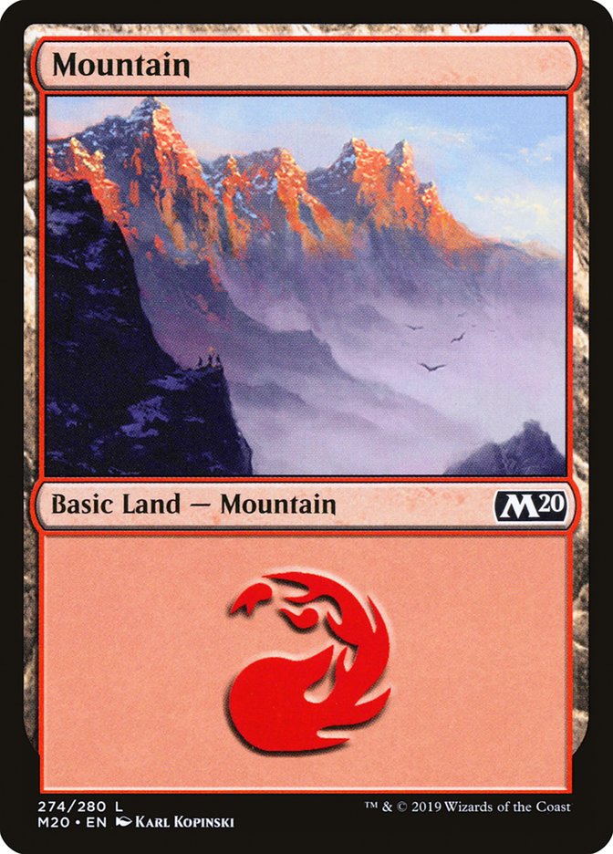 Mountain (274) [Core Set 2020] | Exor Games Truro