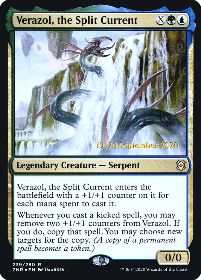 Verazol, the Split Current [Zendikar Rising Prerelease Promos] | Exor Games Truro