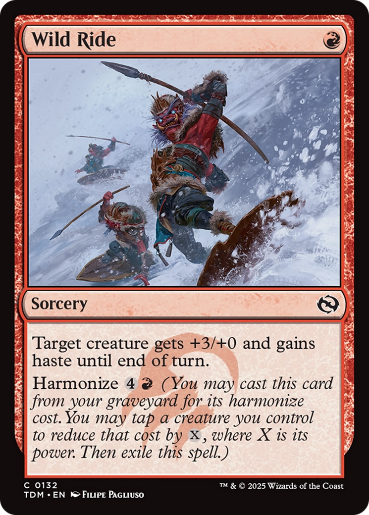 Wild Ride [Tarkir: Dragonstorm] | Exor Games Truro