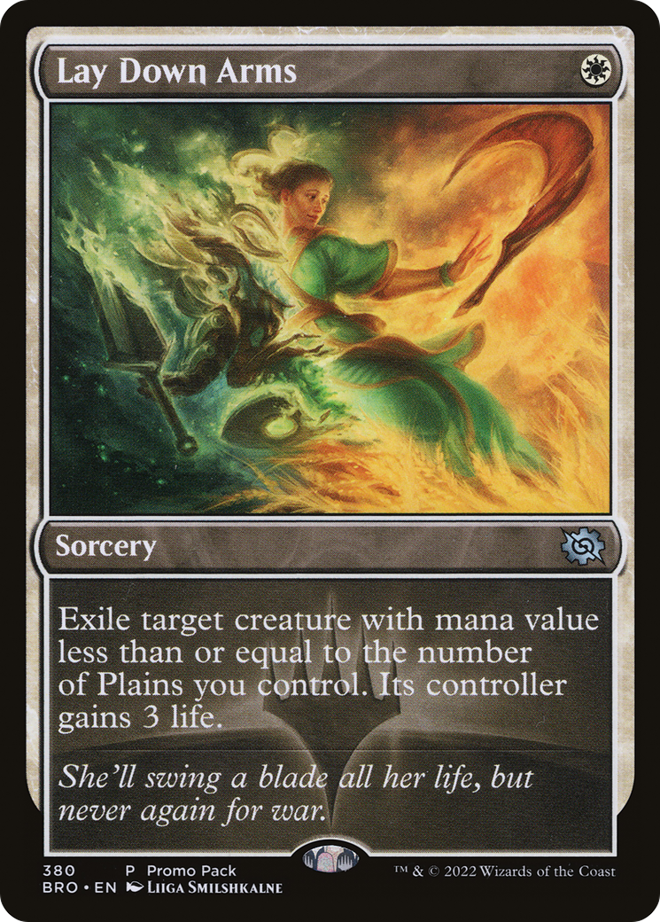 Lay Down Arms (Promo Pack) [The Brothers' War Promos] | Exor Games Truro