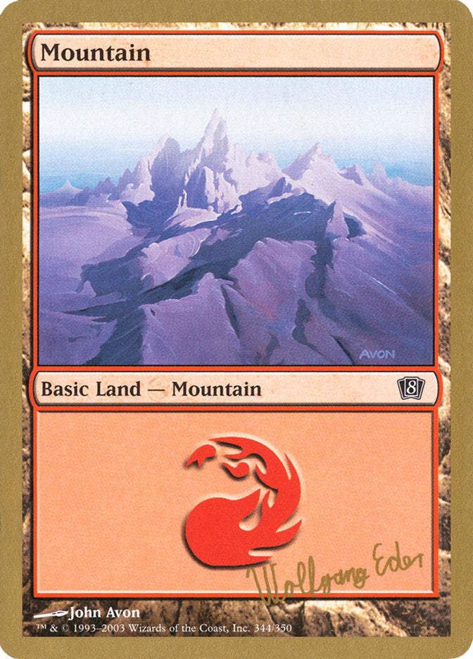 Mountain (Wolfgang Eder) [World Championship Decks 2003] | Exor Games Truro