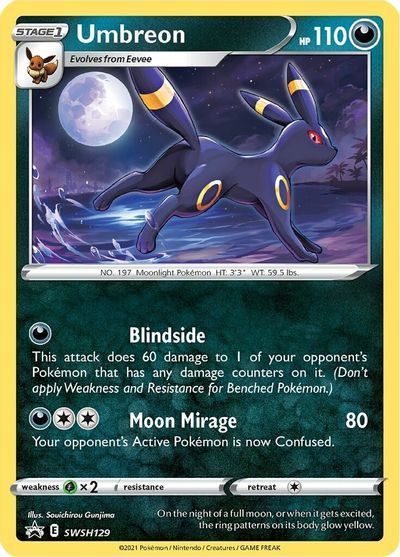 Umbreon (SWSH129) [Sword & Shield: Black Star Promos] | Exor Games Truro