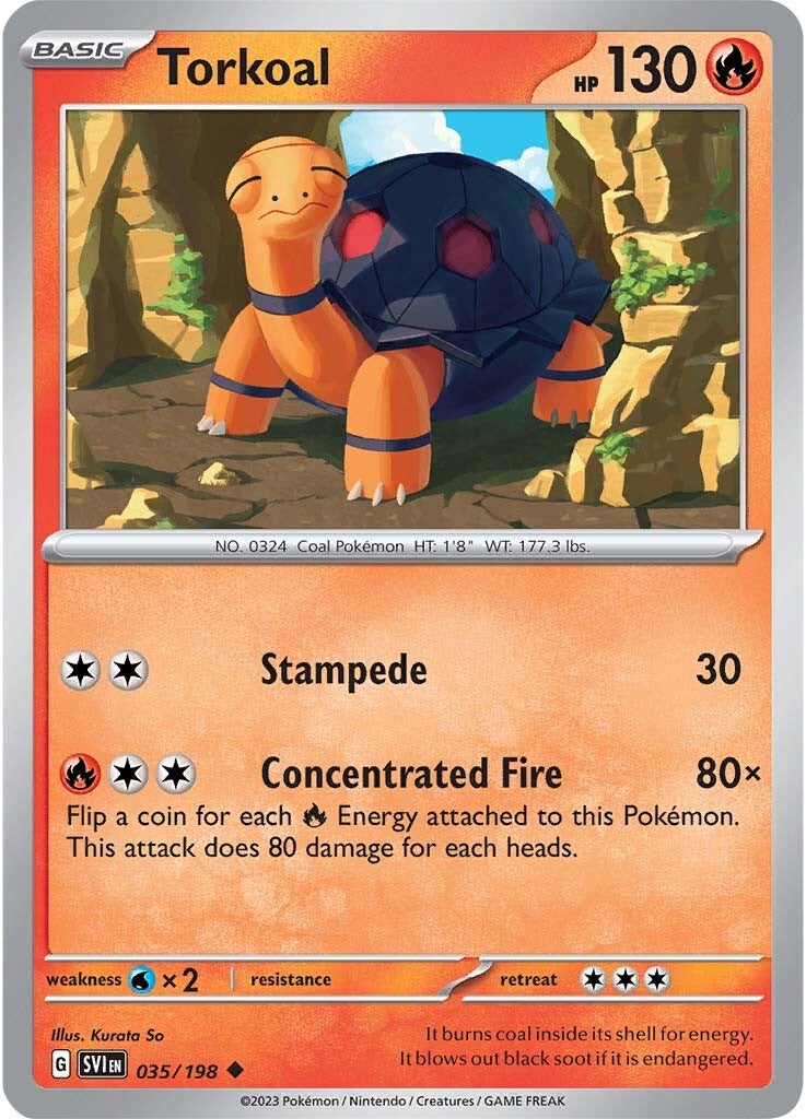 Torkoal (035/198) [Scarlet & Violet: Base Set] | Exor Games Truro