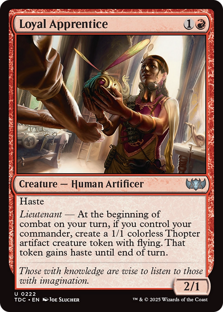 Loyal Apprentice [Tarkir: Dragonstorm Commander] | Exor Games Truro