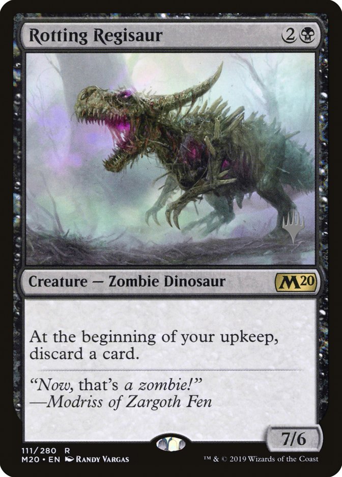 Rotting Regisaur (Promo Pack) [Core Set 2020 Promos] | Exor Games Truro