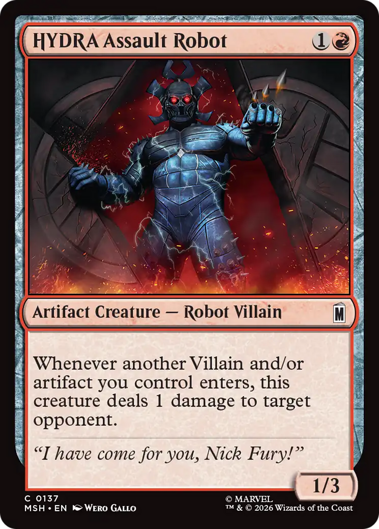HYDRA Assault Robot [Marvel Super Heroes] | Exor Games Truro