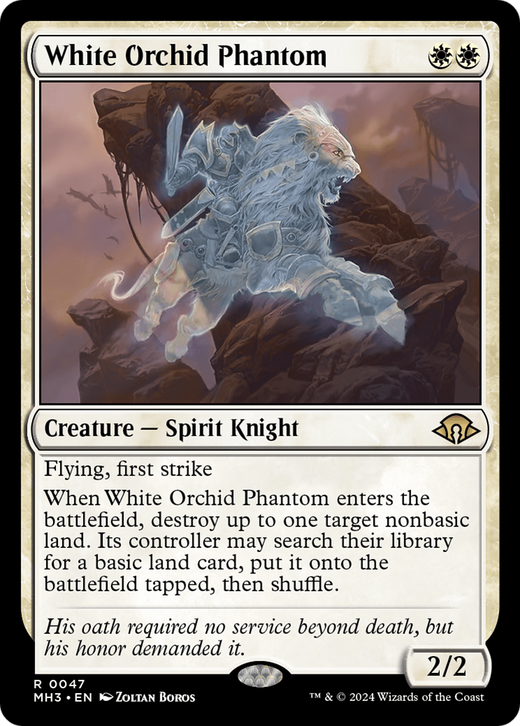 White Orchid Phantom [Modern Horizons 3] | Exor Games Truro