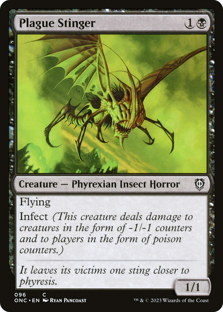 Plague Stinger [Phyrexia: All Will Be One Commander] | Exor Games Truro