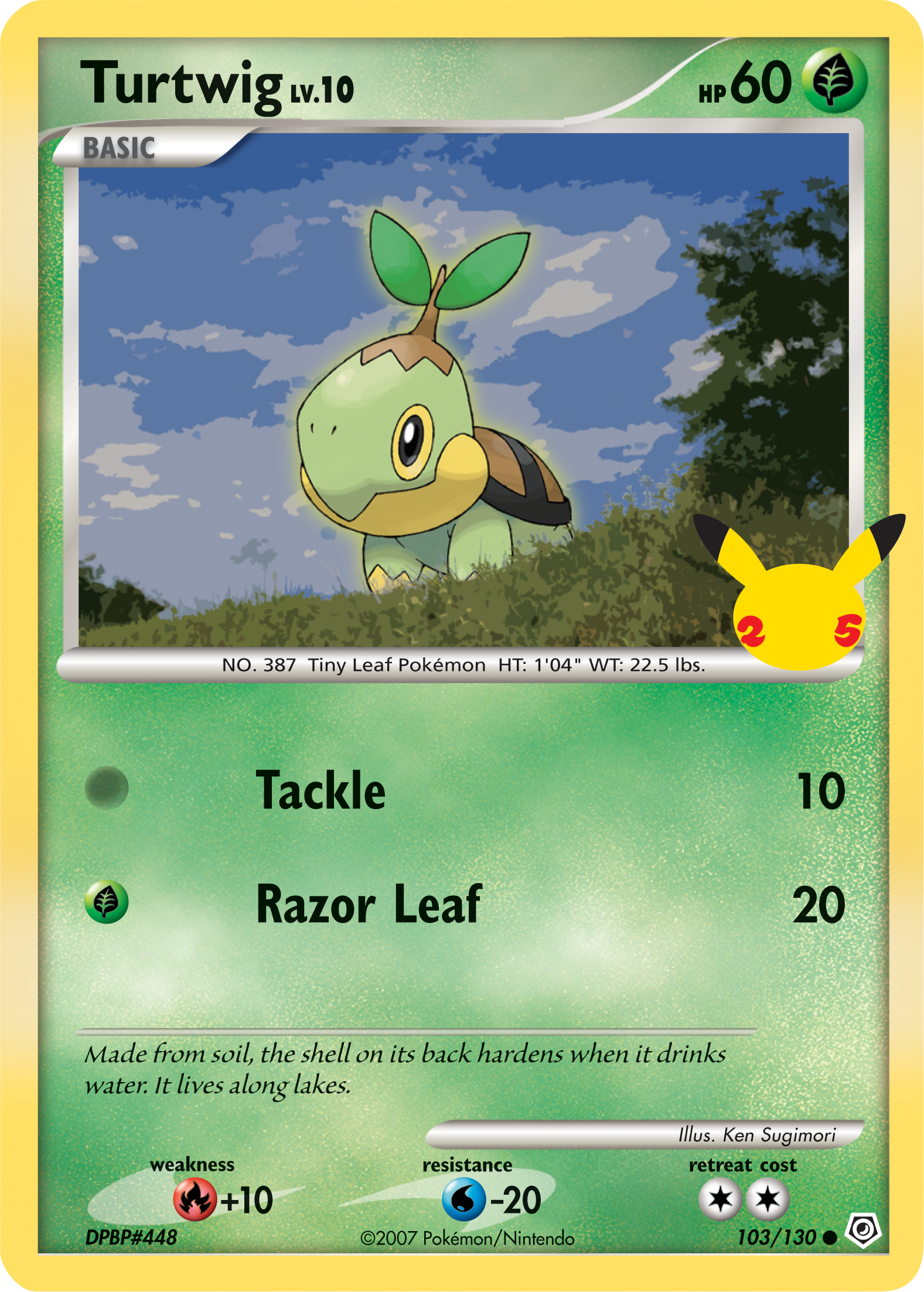 Turtwig (103/130) (Jumbo Card) [First Partner Pack] | Exor Games Truro