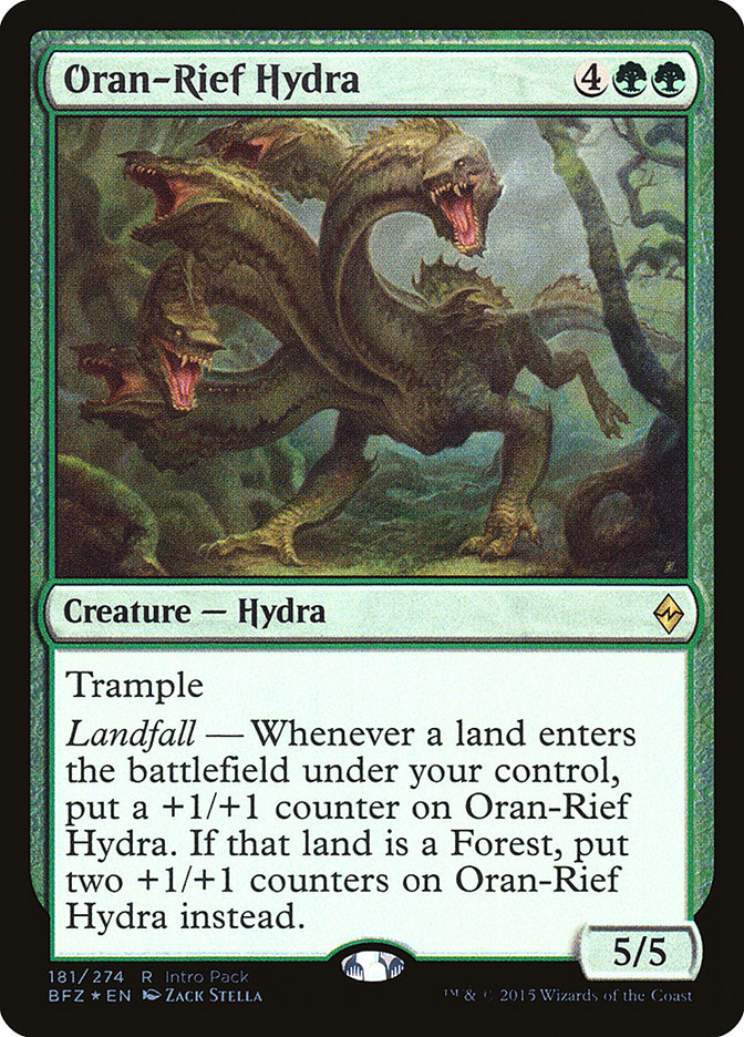 Oran-Rief Hydra (Intro Pack) [Battle for Zendikar Promos] | Exor Games Truro