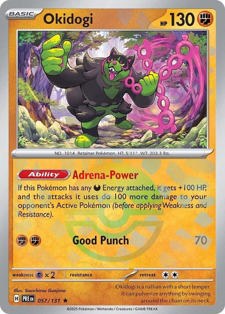 Okidogi (057/131) (Poke Ball Pattern) [Scarlet & Violet: Prismatic Evolutions] | Exor Games Truro