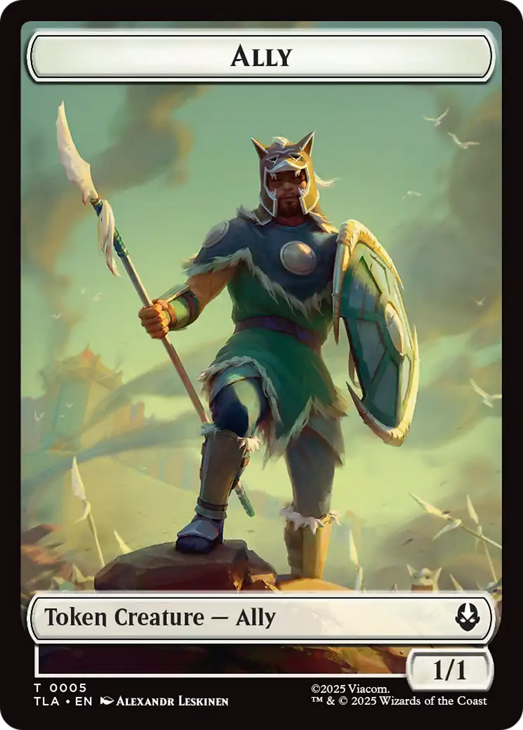 Ally (0005) // Clue (0018) Double-Sided Token [Avatar: The Last Airbender Tokens] | Exor Games Truro