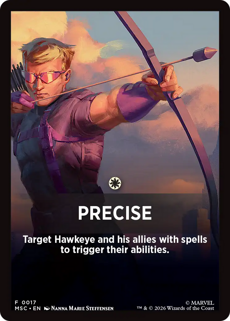 Precise Theme Card [Marvel Super Heroes Commander] | Exor Games Truro