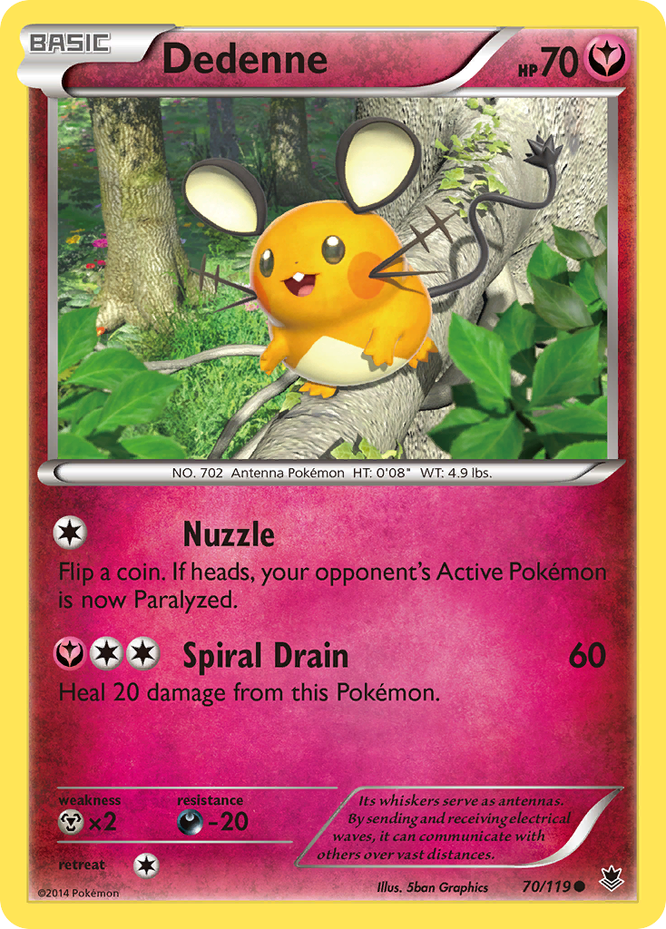 Dedenne (70/119) [XY: Phantom Forces] | Exor Games Truro