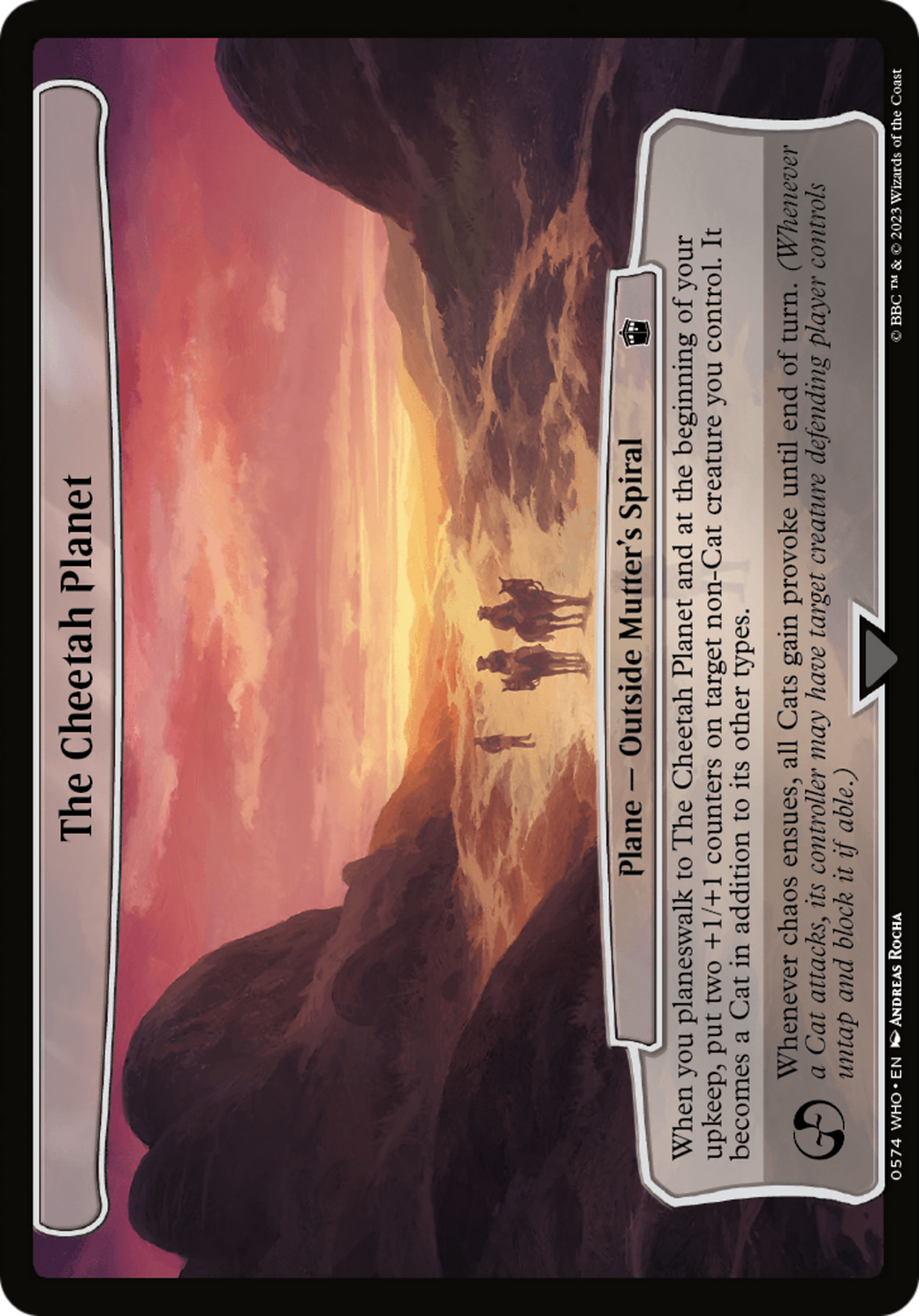 The Cheetah Planet [Doctor Who] | Exor Games Truro