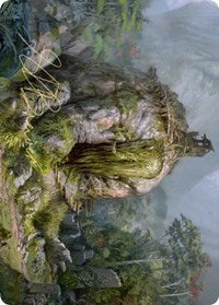 Gnottvold Slumbermound Art Card (Gold-Stamped Signature) [Kaldheim Art Series] | Exor Games Truro