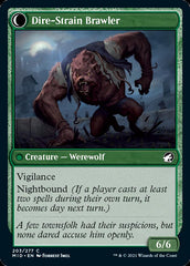 Tireless Hauler // Dire-Strain Brawler [Innistrad: Midnight Hunt] | Exor Games Truro