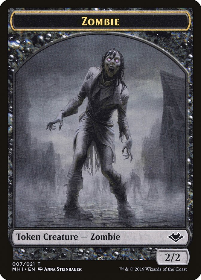 Zombie Token [Modern Horizons Tokens] | Exor Games Truro