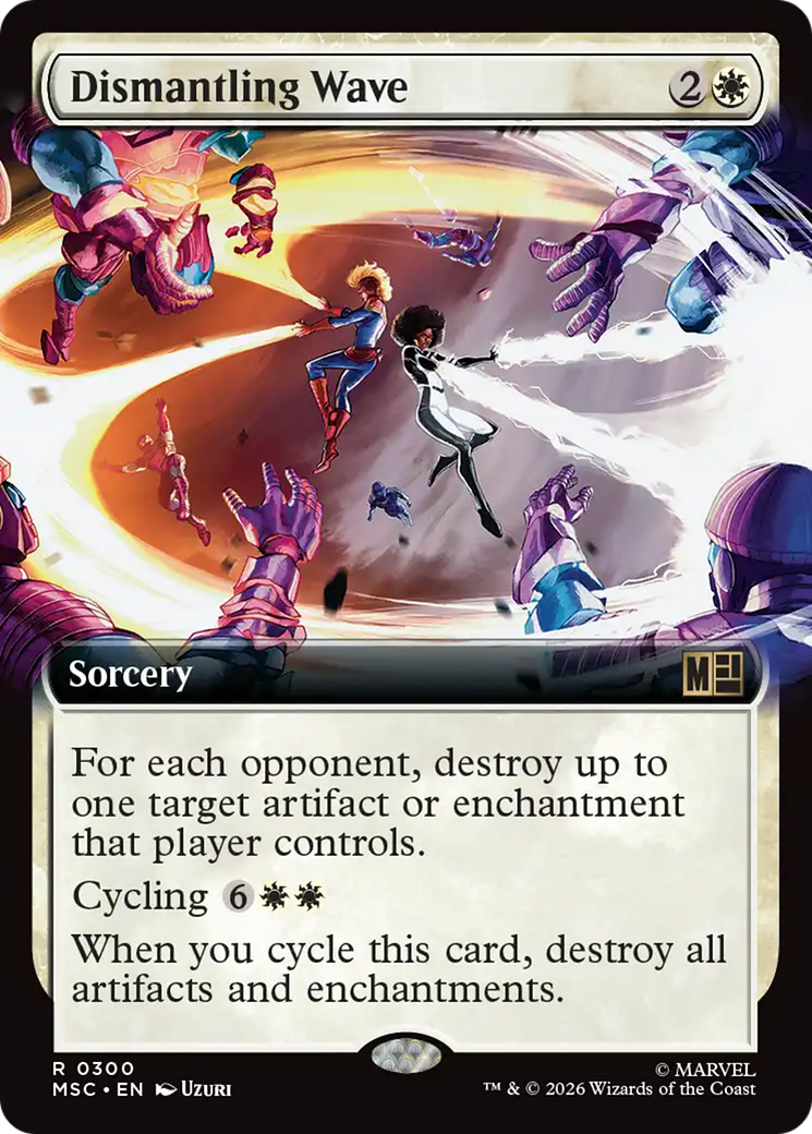 Dismantling Wave (Extended Art) [Marvel Super Heroes Commander] | Exor Games Truro