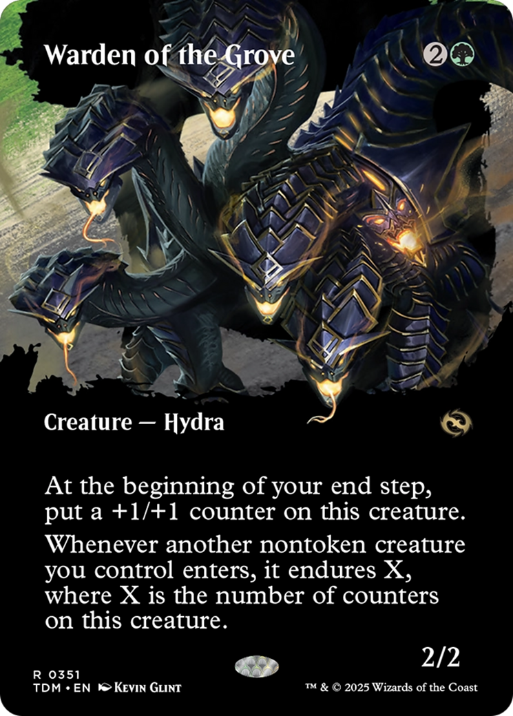 Warden of the Grove (Borderless) [Tarkir: Dragonstorm] | Exor Games Truro