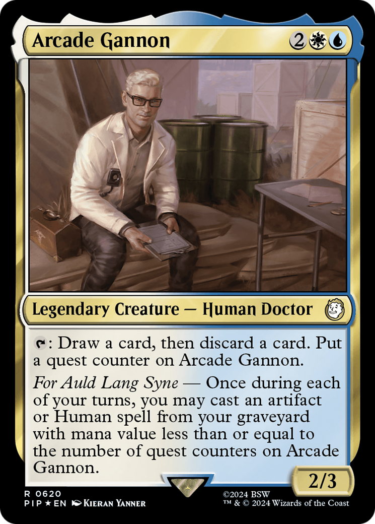 Arcade Gannon (Surge Foil) [Fallout] | Exor Games Truro