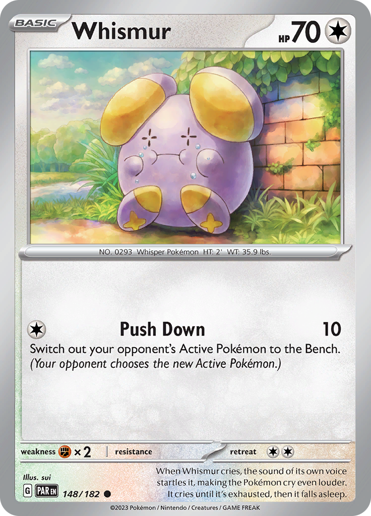 Whismur (148/182) [Scarlet & Violet: Paradox Rift] | Exor Games Truro