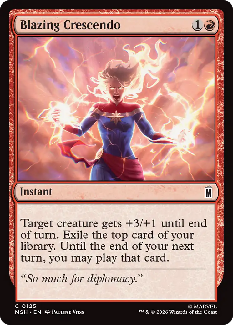 Blazing Crescendo [Marvel Super Heroes] | Exor Games Truro