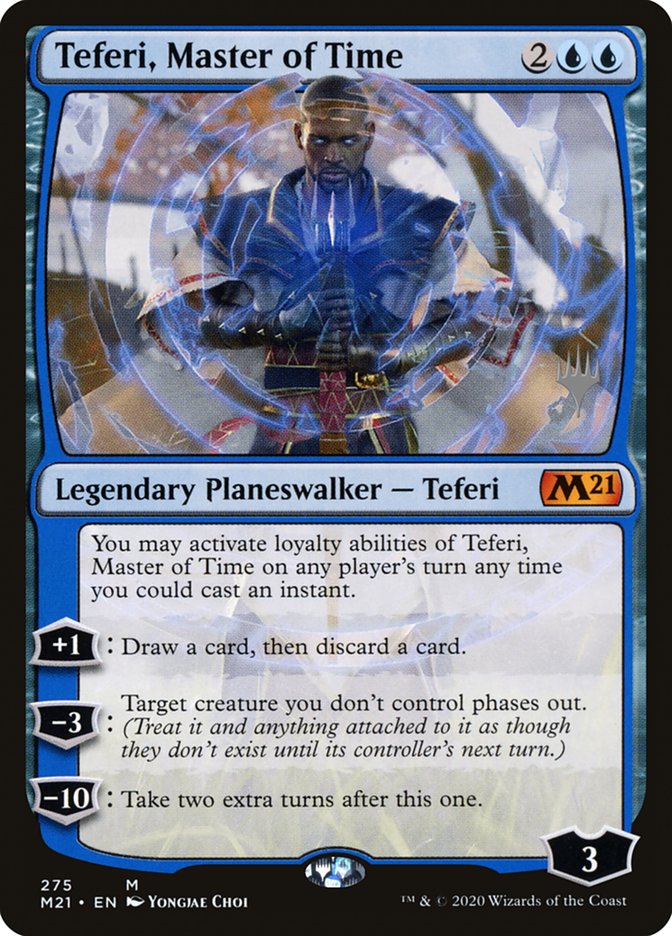 Teferi, Master of Time (Promo Pack) (275) [Core Set 2021 Promos] | Exor Games Truro