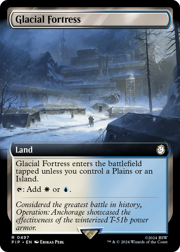 Glacial Fortress (Extended Art) [Fallout] | Exor Games Truro