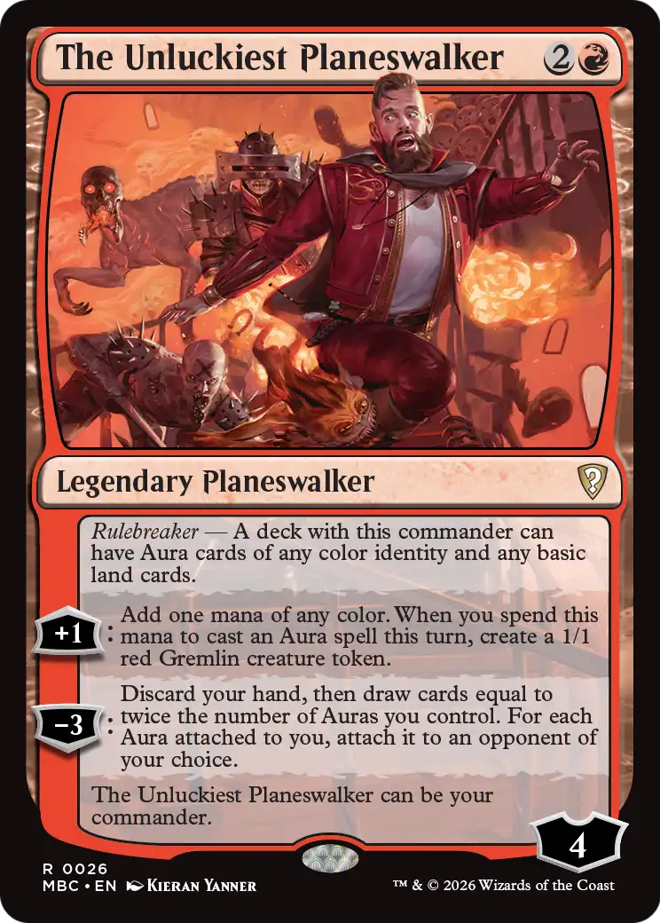 The Unluckiest Planeswalker [Mystery Booster: Commander Edition] | Exor Games Truro