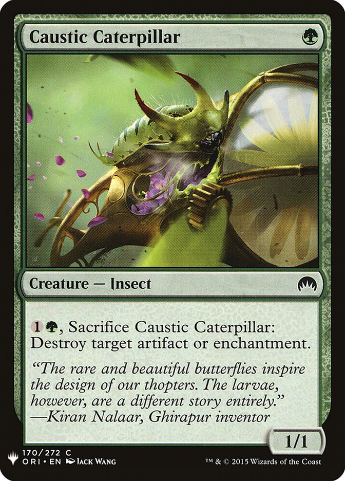 Caustic Caterpillar [Mystery Booster] | Exor Games Truro