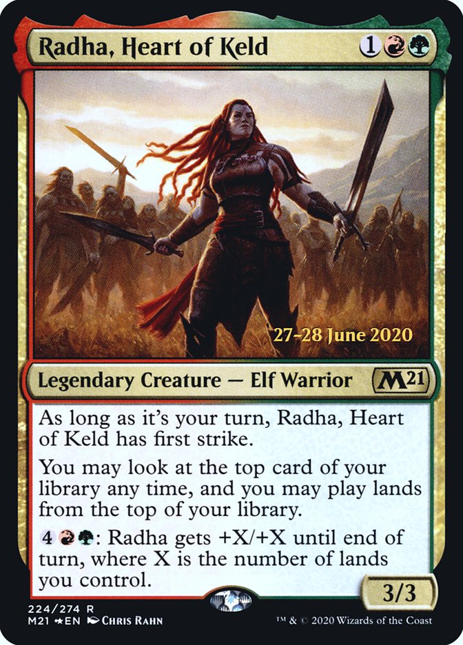 Radha, Heart of Keld [Core Set 2021 Prerelease Promos] | Exor Games Truro