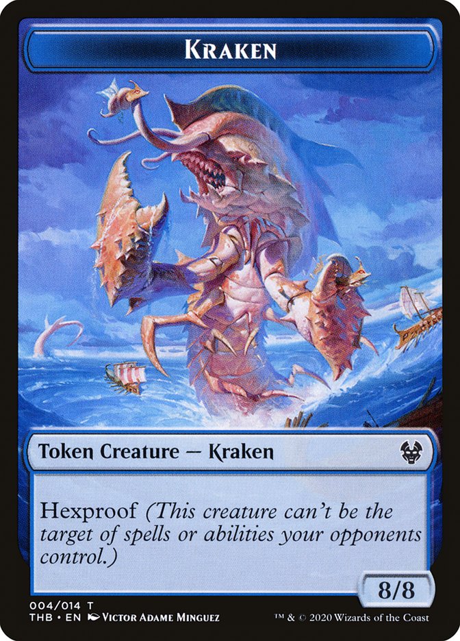 Kraken Token [Theros Beyond Death Tokens] | Exor Games Truro