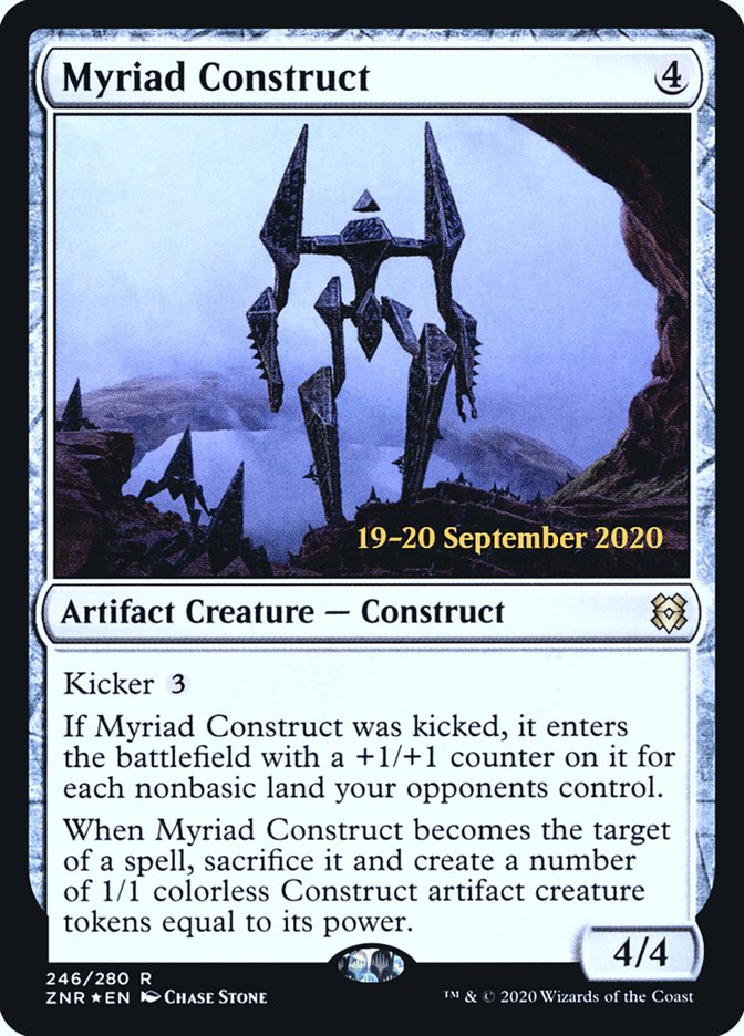 Myriad Construct [Zendikar Rising Prerelease Promos] | Exor Games Truro