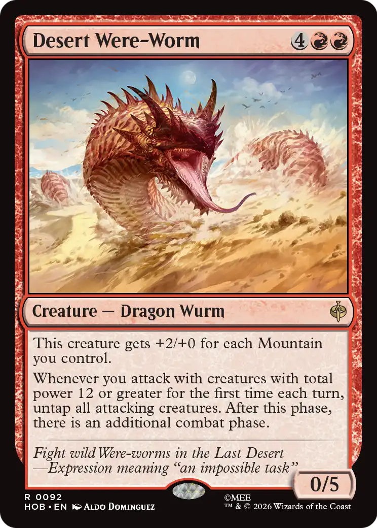 Desert Were-Worm [The Hobbit] | Exor Games Truro