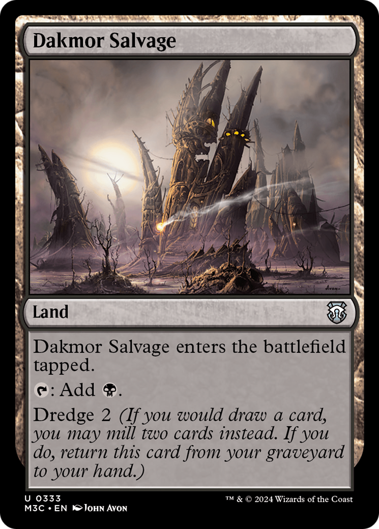 Dakmor Salvage (Ripple Foil) [Modern Horizons 3 Commander] | Exor Games Truro