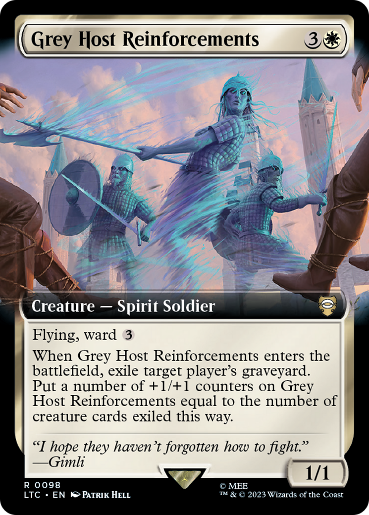 Grey Host Reinforcements (Extended Art) [The Lord of the Rings: Tales of Middle-Earth Commander] | Exor Games Truro