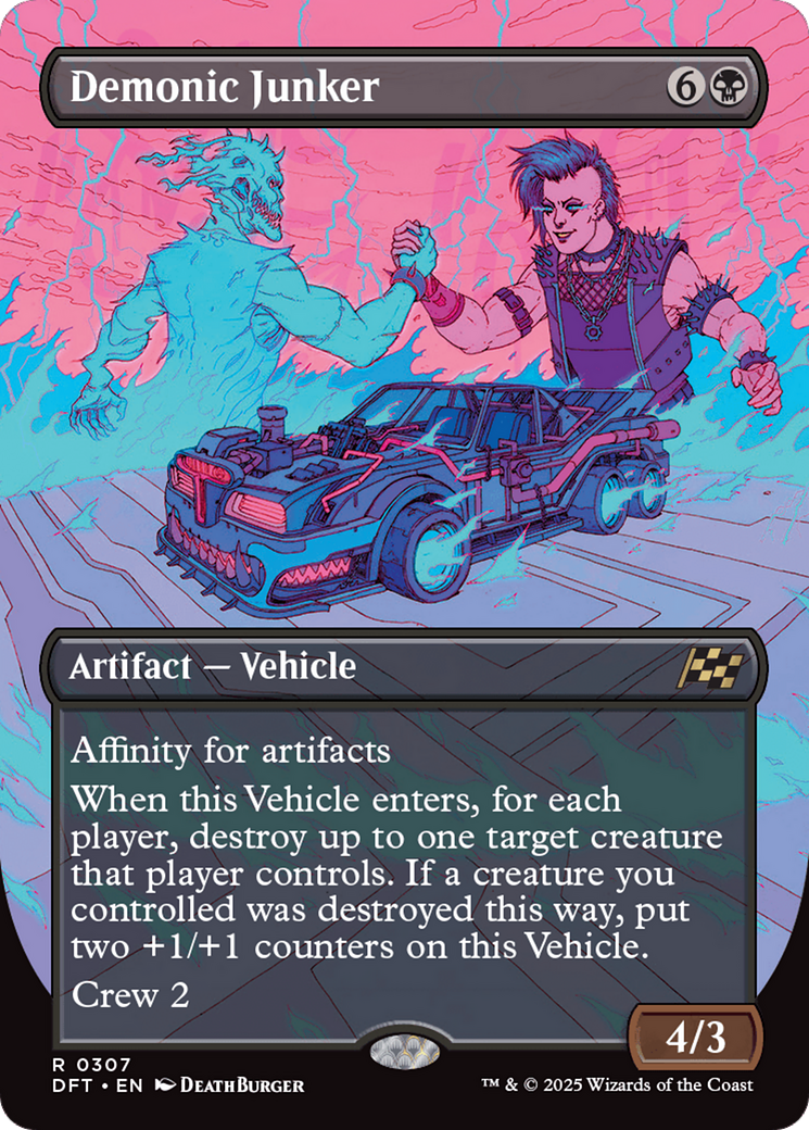 Demonic Junker (Borderless) [Aetherdrift] | Exor Games Truro