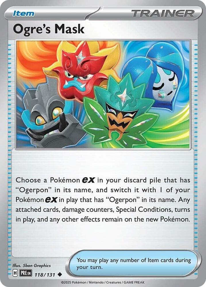 Ogre's Mask (118/131) [Scarlet & Violet: Prismatic Evolutions] | Exor Games Truro