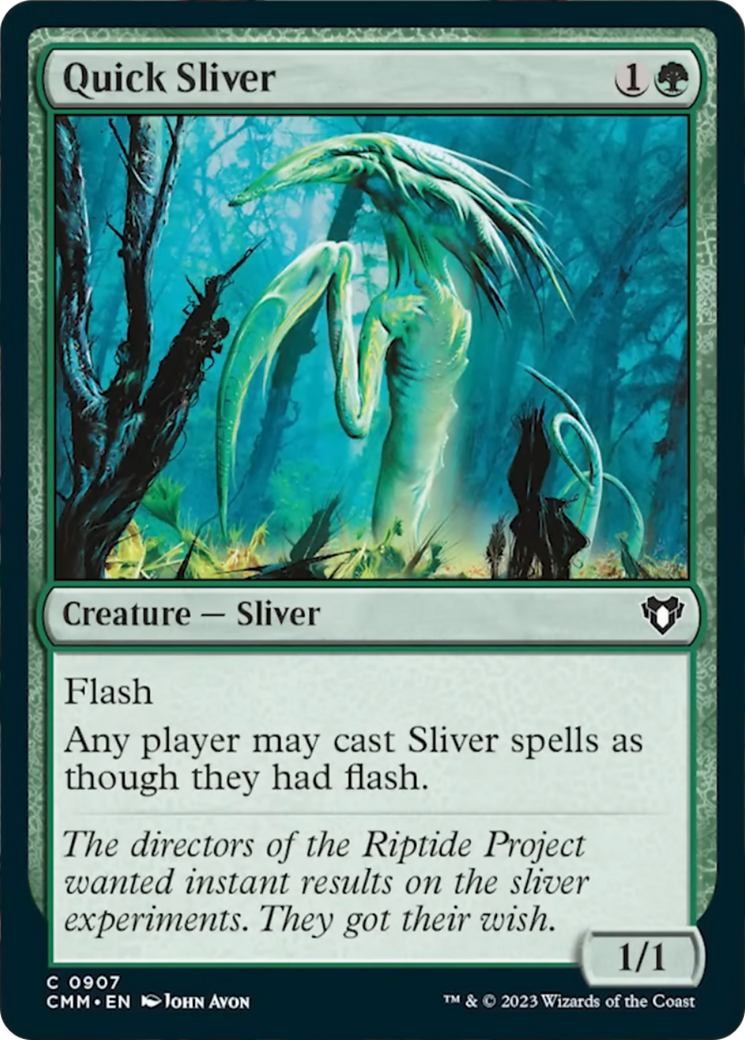 Quick Sliver [Commander Masters] | Exor Games Truro